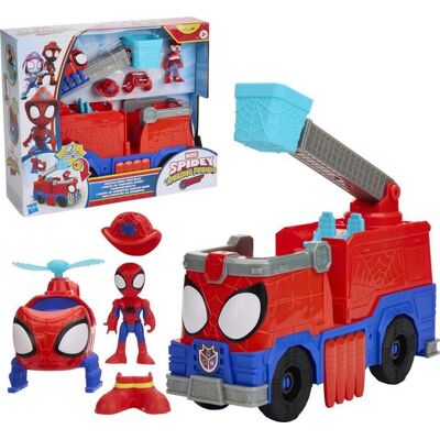 Hasbro Camion de Pompiers Transformable Spidey - Publicité Hasbro Camion de Pompiers Transformable Spidey - Publicité