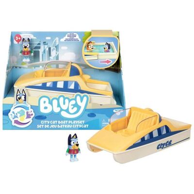 Moose Set de Jeu Bluey Bateau Citycat - Publicité Moose Set de Jeu Bluey Bateau Citycat - Publicité
