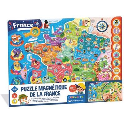 Clementoni Mon puzzle de la France magnétique - Publicité Clementoni Mon puzzle de la France magnétique - Publicité