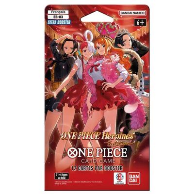 Bandai One Piece Extra Booster Heroines Edition - Publicité Bandai One Piece Extra Booster Heroines Edition - Publicité