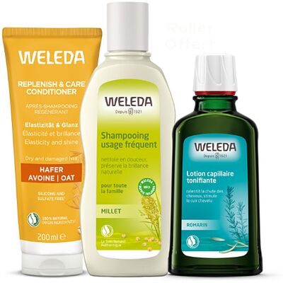 Les Essentiels Soin Cheveux - Weleda - Publicité Les Essentiels Soin Cheveux - Weleda - Publicité