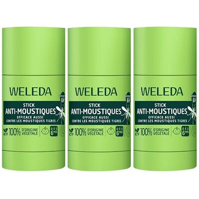 Trio Stick anti-moustiques - Biocide - Weleda - Publicité Trio Stick anti-moustiques - Biocide - Weleda - Publicité
