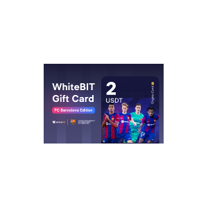 Kinguin WhiteBIT - FC Barcelona Edition - 2 USDT Gift