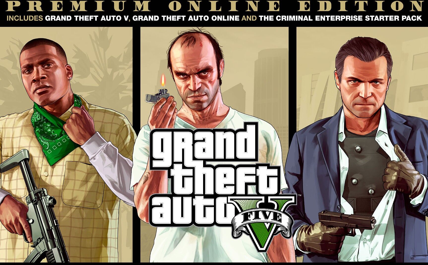 Kinguin Grand Theft Auto V: Premium Online Edition Rockstar RU VPN Required Digital Download CD Key