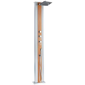 FORMIDRA Douche hybride DADA Droite PIU 37L Inox / Bois