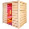 HOLL'S Sauna Hybride Combi 4 places avec poêle 6kw