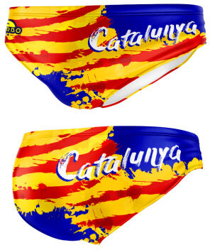 Bas de maillot de bain Turbo Catalunya Painting Bleu