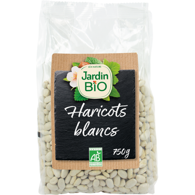 JARDIN BIO Haricots blancs - Publicité JARDIN BIO Haricots blancs - Publicité
