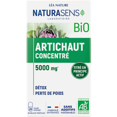NATURASENS Gélules végétales Artichaut concentré - Bio - Détox & Perte de poids - Publicité NATURASENS Gélules végétales Artichaut concentré - Bio - Détox & Perte de poids - Publicité