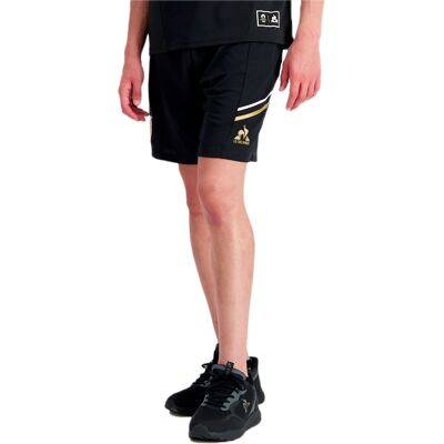 Short Le Coq Sportif Olympique Paris Homme Noir M - Publicité Short Le Coq Sportif Olympique Paris Homme Noir M - Publicité