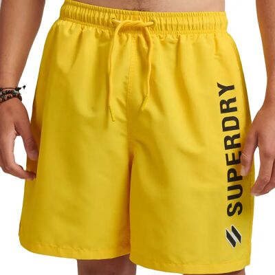 Maillot de bain Superdry vintage Homme Jaune M - Publicité Maillot de bain Superdry vintage Homme Jaune M - Publicité
