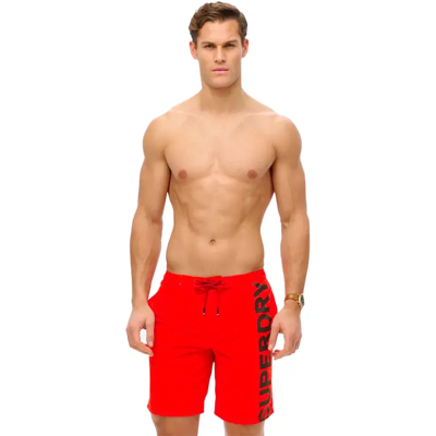 Maillot de bain Superdry Surf Classique Homme Rouge L - Publicité Maillot de bain Superdry Surf Classique Homme Rouge L - Publicité