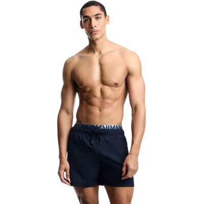 Giorgio Armani Maillot de bain Emporio Armani Signature Homme Bleu M - Publicité Giorgio Armani Maillot de bain Emporio Armani Signature Homme Bleu M - Publicité