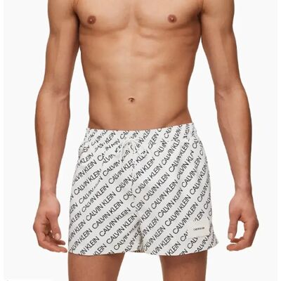 Maillot de bain Calvin Klein core solids Homme Blanc XXL - Publicité Maillot de bain Calvin Klein core solids Homme Blanc XXL - Publicité