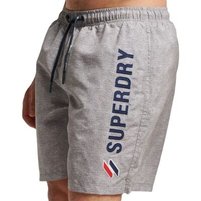 Maillot de bain Superdry Logo code Homme Gris S - Publicité Maillot de bain Superdry Logo code Homme Gris S - Publicité