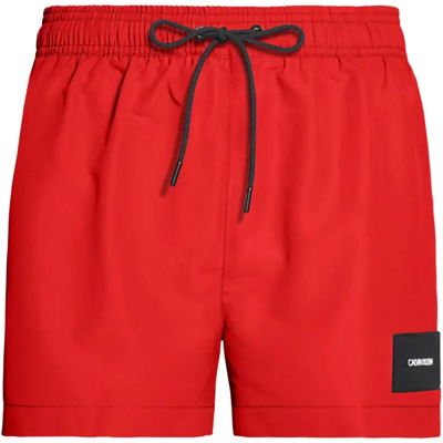 Maillot de bain Calvin Klein drawstring hero Homme Rouge M - Publicité Maillot de bain Calvin Klein drawstring hero Homme Rouge M - Publicité