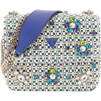 Sac bandoulière Guess Beauvoir Femme Bleu Taille unique - Publicité Sac bandoulière Guess Beauvoir Femme Bleu Taille unique - Publicité