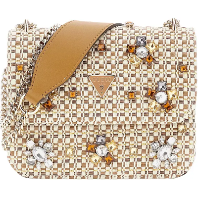 Sac bandoulière Guess Beauvoir Femme Beige Taille unique - Publicité Sac bandoulière Guess Beauvoir Femme Beige Taille unique - Publicité