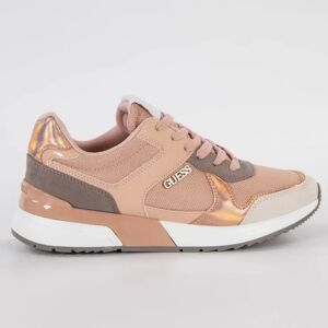 Sneaker Guess Nude Rose en Cuir pour Femmes - Chaussure Décontractée - Publicité Sneaker Guess Nude Rose en Cuir pour Femmes - Chaussure Décontractée - Publicité