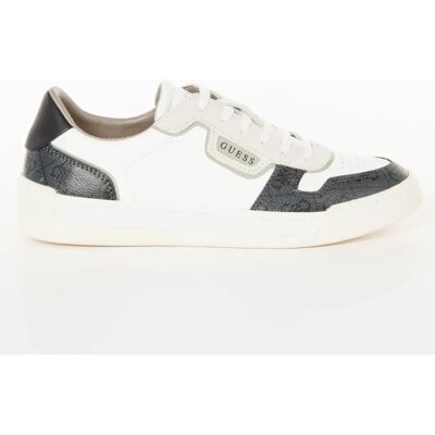 Basket Guess Essentials Homme Blanc 43 - Publicité Basket Guess Essentials Homme Blanc 43 - Publicité