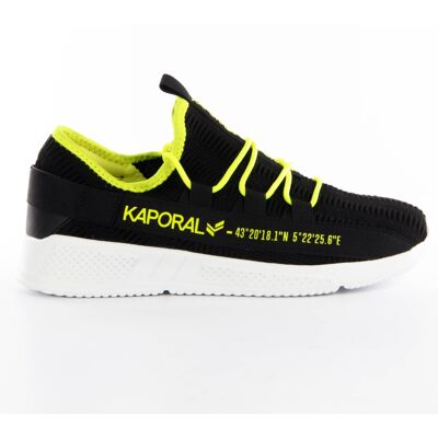 Basket Kaporal Authentic Homme Noir 44 - Publicité Basket Kaporal Authentic Homme Noir 44 - Publicité