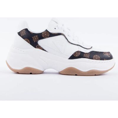 Basket Guess Hapyy 4G Femme Blanc 38 - Publicité Basket Guess Hapyy 4G Femme Blanc 38 - Publicité