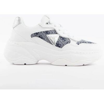 Basket Guess Hapyy 4G Femme Blanc 38 - Publicité Basket Guess Hapyy 4G Femme Blanc 38 - Publicité