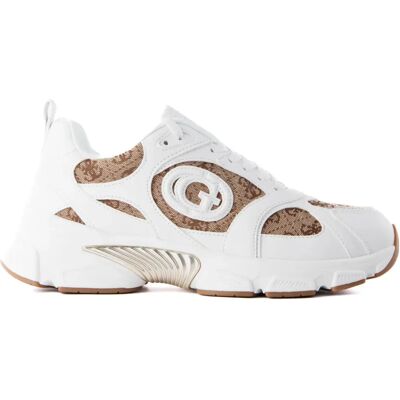 Basket Guess Ibitha Femme Blanc 40 - Publicité Basket Guess Ibitha Femme Blanc 40 - Publicité