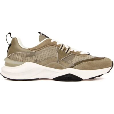 Basket Guess Valencia Homme Kaki 43 - Publicité Basket Guess Valencia Homme Kaki 43 - Publicité