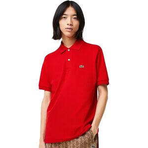 Polo Lacoste Classic logo croco Homme Rouge Rouge S Coton - Publicité