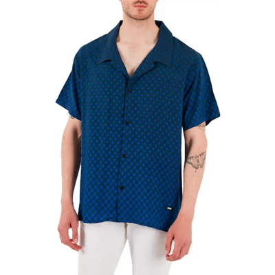 Chemise Hugo florale Homme Bleu L - Publicité Chemise Hugo florale Homme Bleu L - Publicité