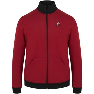Gilet Le Coq Sportif Logo sérigraphiée 3d Homme Bordeaux XS - Publicité Gilet Le Coq Sportif Logo sérigraphiée 3d Homme Bordeaux XS - Publicité