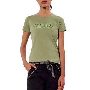 T shirt Kaporal Kecil tileul Femme Kaki Kaki S Coton - Publicité