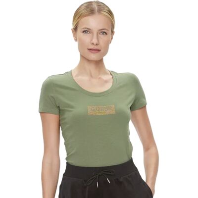 T shirt Guess Studs Box Femme Kaki XS - Publicité T shirt Guess Studs Box Femme Kaki XS - Publicité