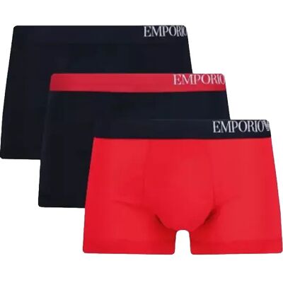 Giorgio Armani Boxer Emporio Armani Pack x3 bicolor Homme Multicolor S - Publicité Giorgio Armani Boxer Emporio Armani Pack x3 bicolor Homme Multicolor S - Publicité