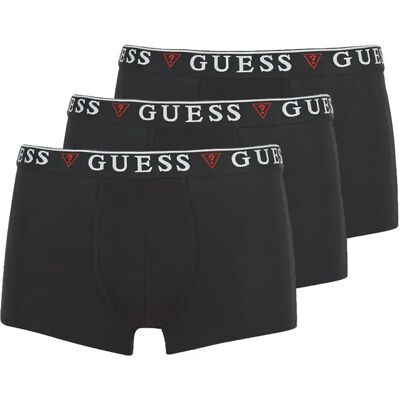 Boxer Guess Pack x3 unlimited logo Homme Noir S - Publicité Boxer Guess Pack x3 unlimited logo Homme Noir S - Publicité