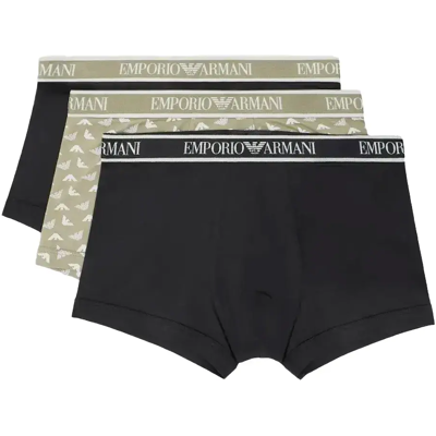 Giorgio Armani Boxer Emporio Armani Pack x3 eagle essential Homme Multicolor XL - Publicité Giorgio Armani Boxer Emporio Armani Pack x3 eagle essential Homme Multicolor XL - Publicité