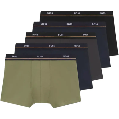 Boxer Boss Pack x5 Trunk Essential Homme Multicolor S - Publicité Boxer Boss Pack x5 Trunk Essential Homme Multicolor S - Publicité