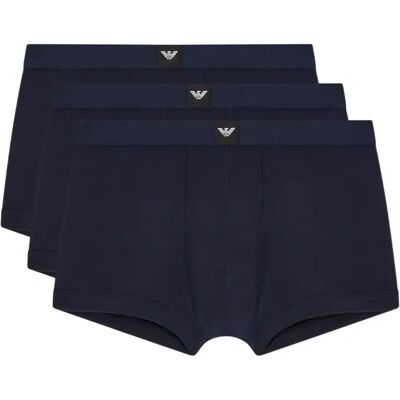 Giorgio Armani Boxer Emporio Armani Pack x3 eagle Homme Bleu XL - Publicité Giorgio Armani Boxer Emporio Armani Pack x3 eagle Homme Bleu XL - Publicité