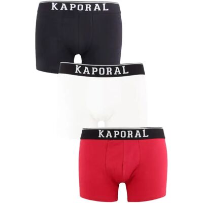 Boxer Kaporal Pack x3 Front logo Homme Multicolor XL - Publicité Boxer Kaporal Pack x3 Front logo Homme Multicolor XL - Publicité