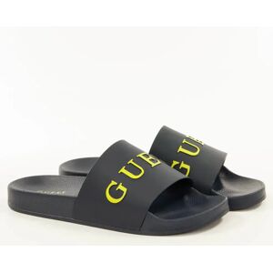 Claquette Guess Logo relief Homme Bleu 44 - Publicité Claquette Guess Logo relief Homme Bleu 44 - Publicité