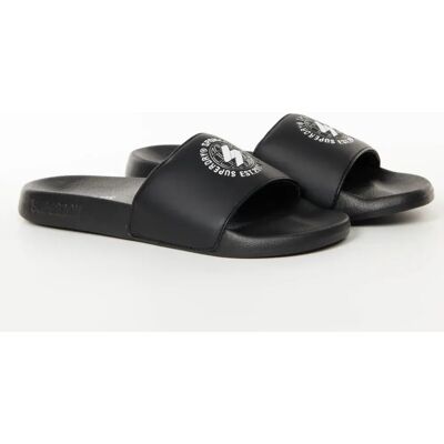 Claquette Superdry Logo ring Homme Noir S - Publicité Claquette Superdry Logo ring Homme Noir S - Publicité