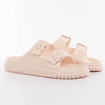 Giorgio Armani Claquette Armani Exchange eagle AX Femme Rose 41 - Publicité Giorgio Armani Claquette Armani Exchange eagle AX Femme Rose 41 - Publicité