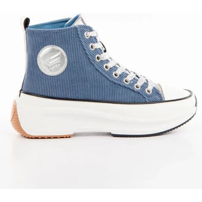 Basket Kaporal Christy Femme Bleu 41 - Publicité Basket Kaporal Christy Femme Bleu 41 - Publicité