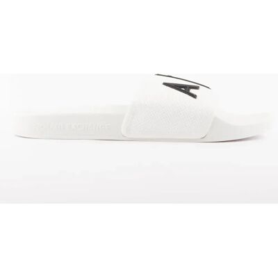 Giorgio Armani Claquette Armani Exchange Essential Homme Blanc 44 - Publicité Giorgio Armani Claquette Armani Exchange Essential Homme Blanc 44 - Publicité