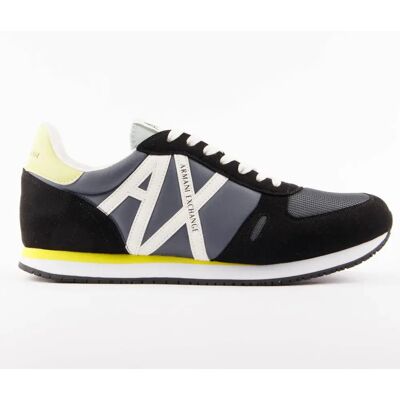 Giorgio Armani Basket Armani Exchange Retro runner Homme Gris 43 - Publicité Giorgio Armani Basket Armani Exchange Retro runner Homme Gris 43 - Publicité