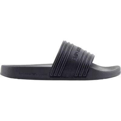 Giorgio Armani Claquette Emporio Armani Eagle Homme Noir 44 - Publicité Giorgio Armani Claquette Emporio Armani Eagle Homme Noir 44 - Publicité
