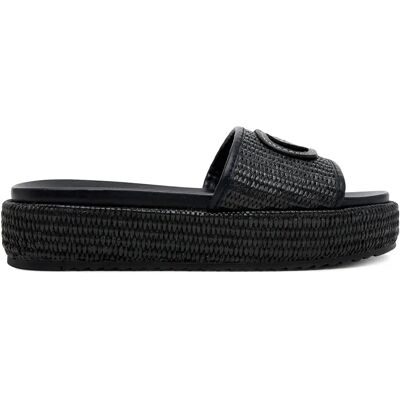 Claquette Guess Lonney Homme Noir 37 - Publicité Claquette Guess Lonney Homme Noir 37 - Publicité