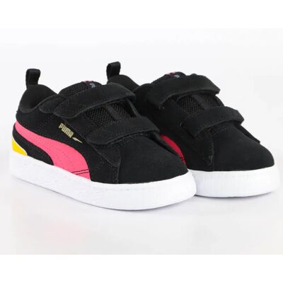 Chaussures de Basketball Puma Suede Block - Noir - Publicité Chaussures de Basketball Puma Suede Block - Noir - Publicité
