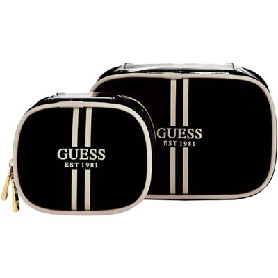 Trousse Guess Vanity Femme Noir Taille unique - Publicité Trousse Guess Vanity Femme Noir Taille unique - Publicité